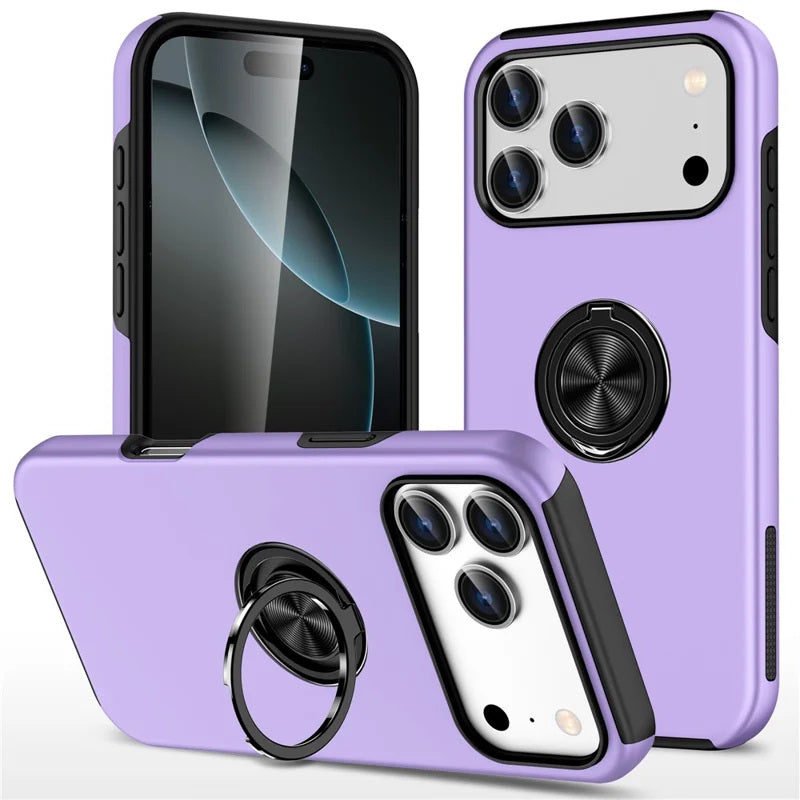 Hybrid Magnetic Invisible Ring Case for iPhone 17 Pro Hybrid Magnetic Invisible Ring Case for iPhone 17 Pro